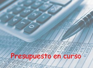 Presupuesto en curso sv2